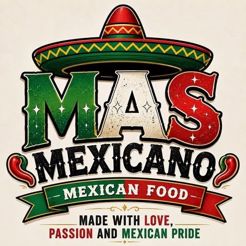 MAS Mexicano Mexican Food logo